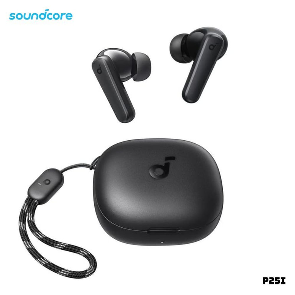AUDIFONOS BLUETOOTH SOUNDCORE P25i POWERFUL SOUND - BLACK