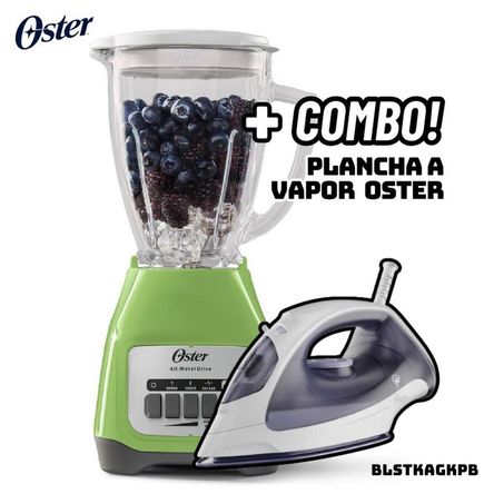 LICUADORA OSTER 2 VELOCIDADES 800W KIWI - BLSTKAGKPB + PLANCHA OSTER LICUADORA OSTER 2 VELOCIDADES 800W KIWI - BLSTKAGKPB + PLANCHA OSTER