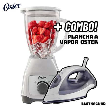 LICUADORA OSTER 2 VELOCIDADES 800W BLANCA - BLSTKAGWRD + PLANCHA OSTER LICUADORA OSTER 2 VELOCIDADES 800W BLANCA - BLSTKAGWRD + PLANCHA OSTER