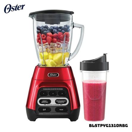 LICUADORA OSTER 3 VELOCIDADES 1000W REVERSIBLE ROJA - BLSTPYG1310RBG