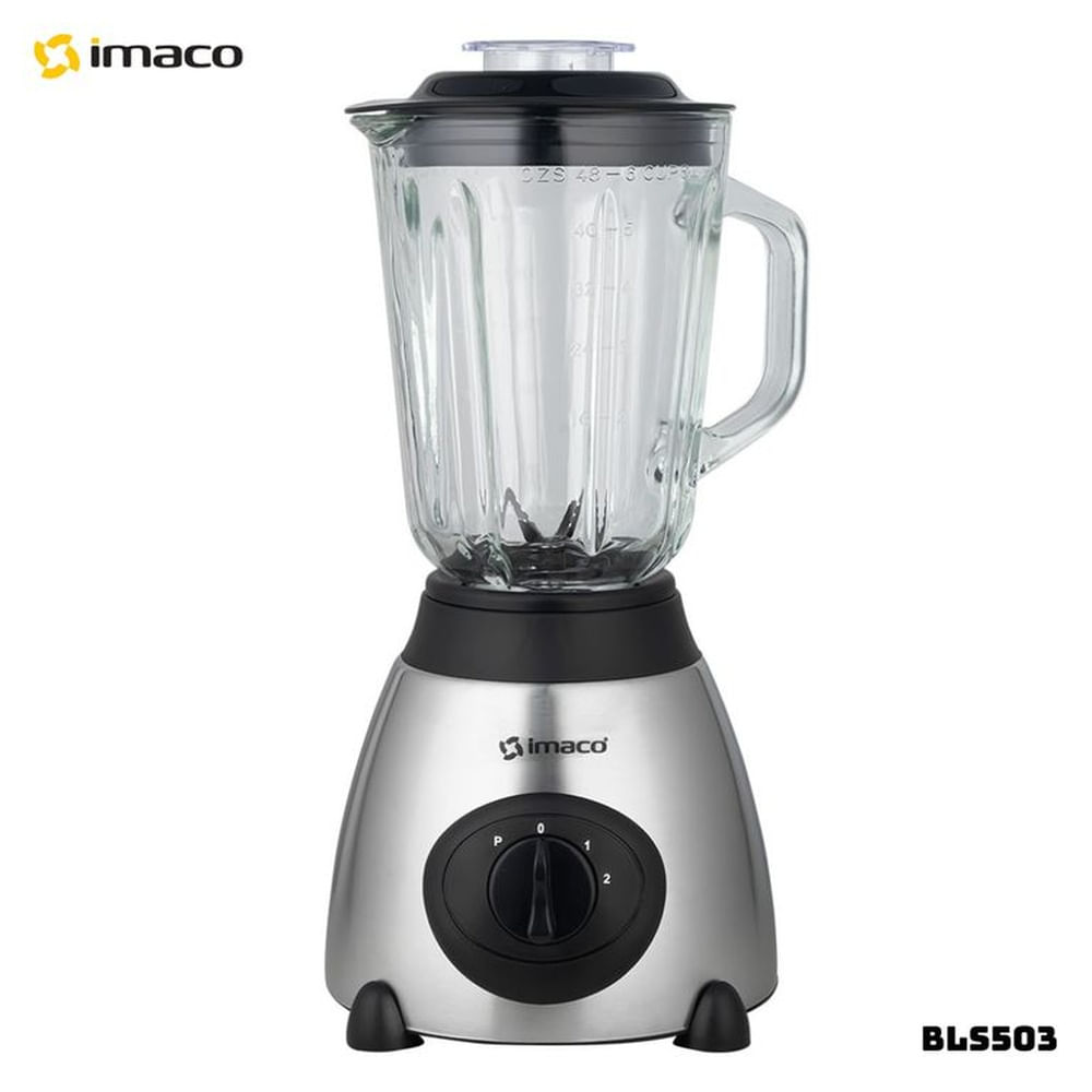 LICUADORA IMACO 2 VELOCIDADES 450W ACERO - BLS503