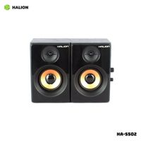 PARLANTE HALION USB 8W MADERA - HA-S502