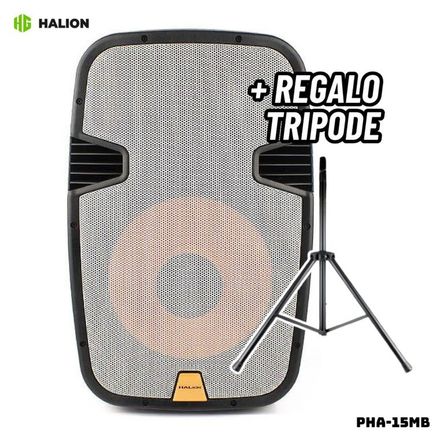 PARLANTE ACTIVO HALION 2000W 2UHF MIC BATERIA - PHA-15MB + TRIPODE PARLANTE ACTIVO HALION 2000W 2UHF MIC BATERIA - PHA-15MB + TRIPODE