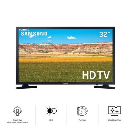 TELEVISOR SAMSUNG 32 SMART TV TIZEN OS HD LED - UN32T4202AG Negro TELEVISOR SAMSUNG 32 SMART TV TIZEN OS HD LED - UN32T4202AG Negro