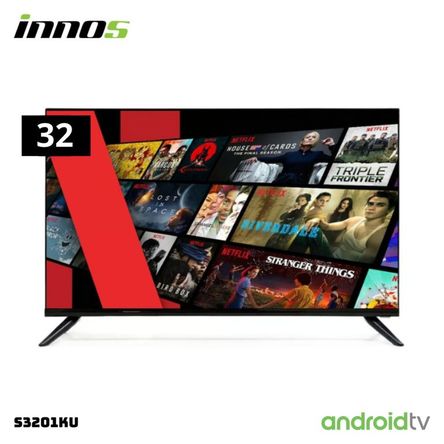 TELEVISOR INNOS 32 SMART TV ANDROID TV HD LED - S3201KU Negro TELEVISOR INNOS 32 SMART TV ANDROID TV HD LED - S3201KU Negro