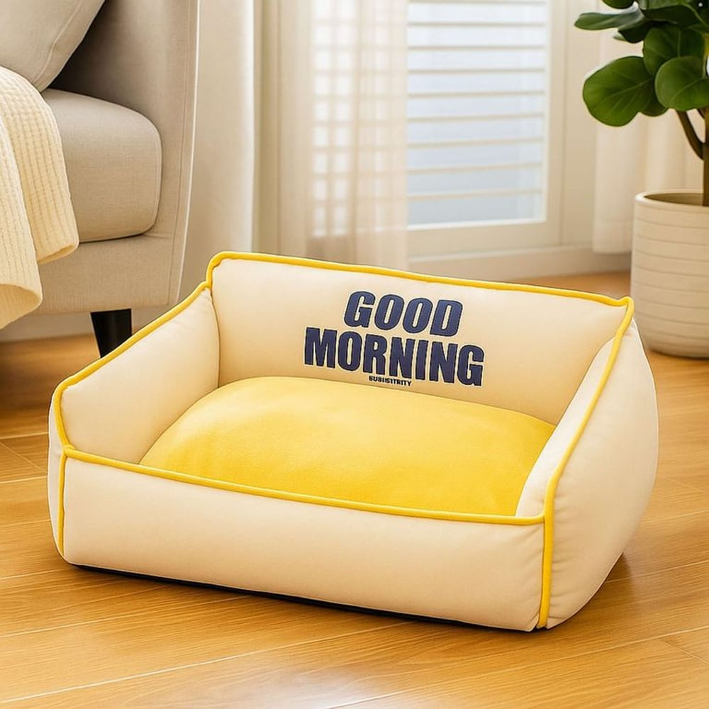 Good Morning - Cama Sofa para Perros Talla M - Amarillo Amarillo Good Morning - Cama Sofa para Perros Talla M - Amarillo Amarillo
