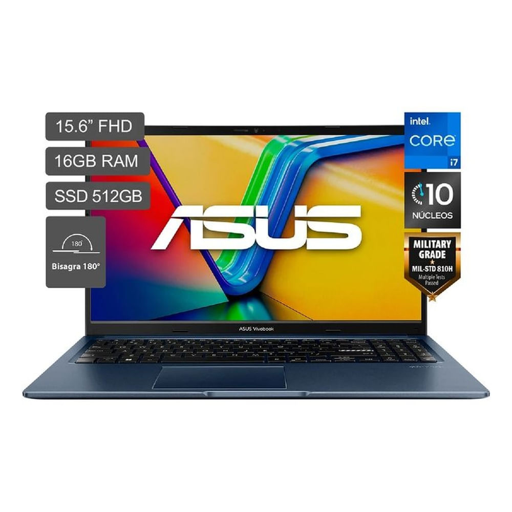 Laptop Asus Vivobook X1502VA-NJ809W 15.6'' FHD Intel Core i7-13620H 16GB DDR4, 512GB SSD Windows 11