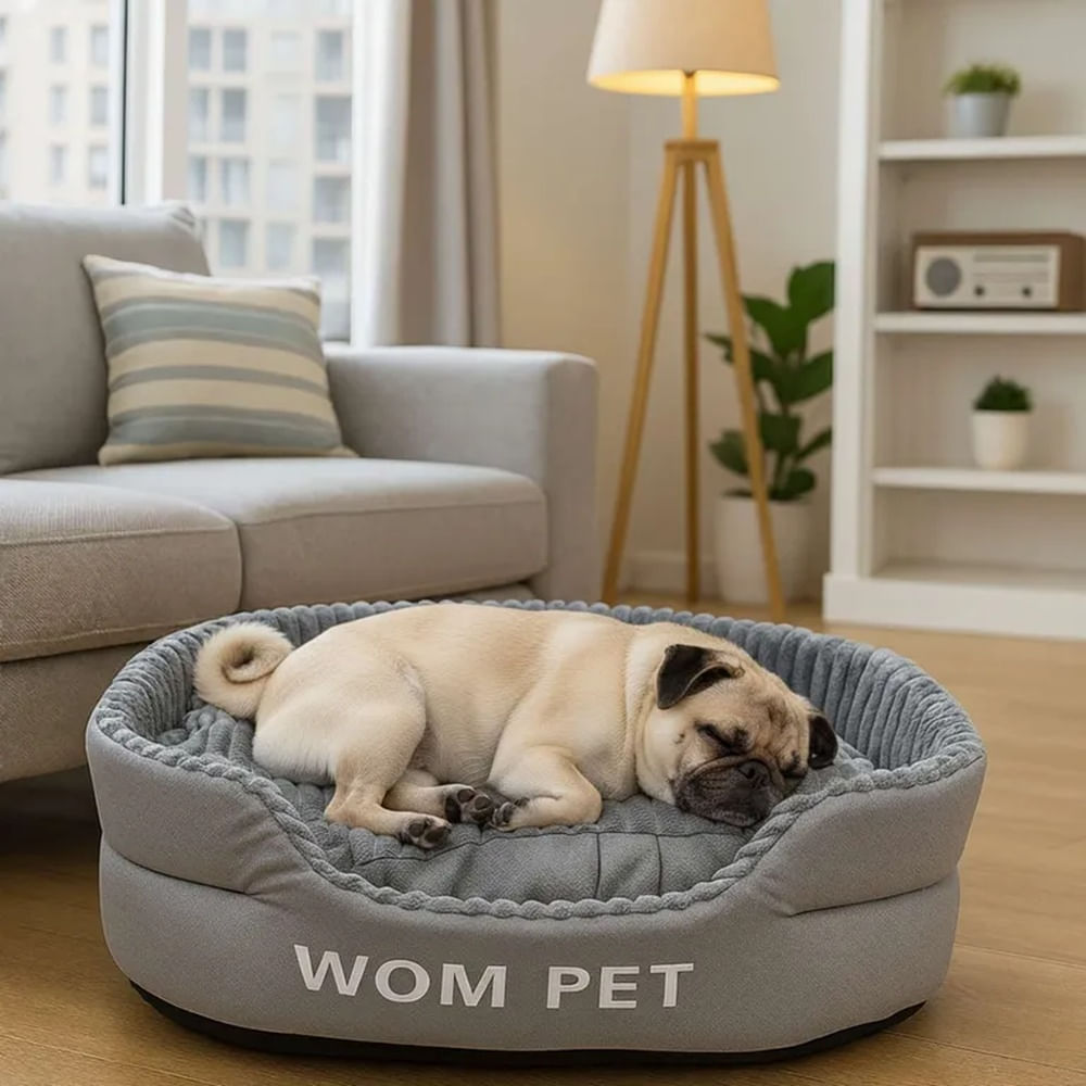 Pet Haven - Cama tipo Nido para Perros Talla M Gris Pet Haven - Cama tipo Nido para Perros Talla M Gris