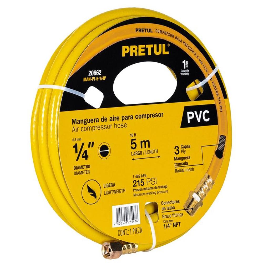 Manguera de aire para compresor  5m x 1-4 Truper pretul