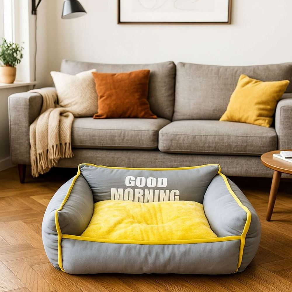 Good Morning - Cama Sofa para Perros Talla M - Gris Gris Good Morning - Cama Sofa para Perros Talla M - Gris Gris