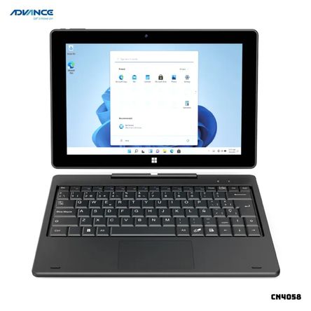 LAPTOP 2 EN 1 ADVANCE CN4058 10.1 UHD GRAPHICS INTEL CELERON N4020 8GB RAM 128GB Negro LAPTOP 2 EN 1 ADVANCE CN4058 10.1 UHD GRAPHICS INTEL CELERON N4020 8GB RAM 128GB Negro