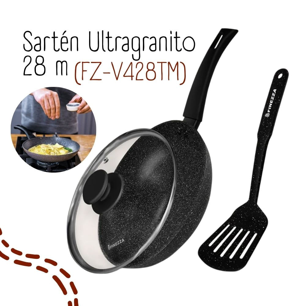 SARTÉN ULTRAGRANITO FINEZZA DE 28 CM (FZ-V428TM)