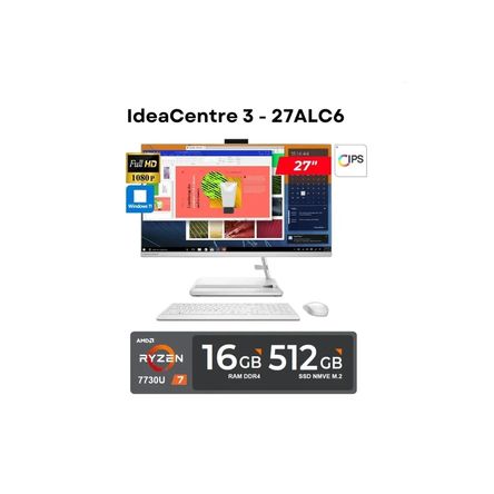 PC All-in-One Lenovo IdeaCentre 3 27 PC All-in-One Lenovo IdeaCentre 3 27