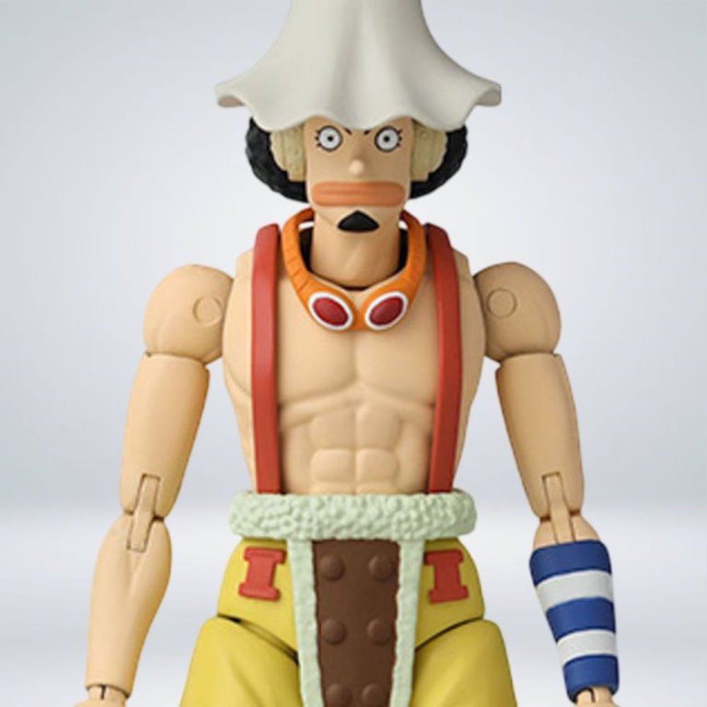 Figurine Anime Heroes One Piece - Usopp - Bandai - 17 Cm Articulée - NEUVE
