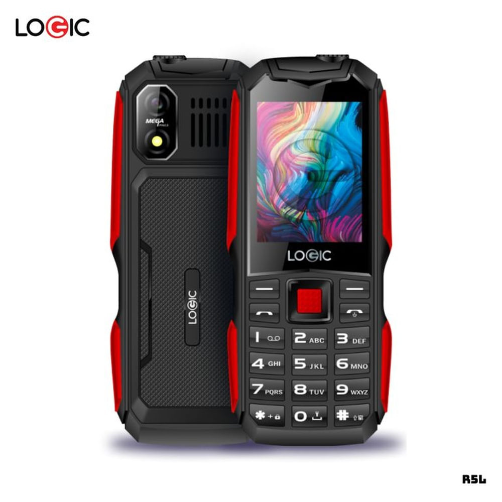 CELULAR BASICO LOGIC R5L 4G DUAL SIM - NEGRO
