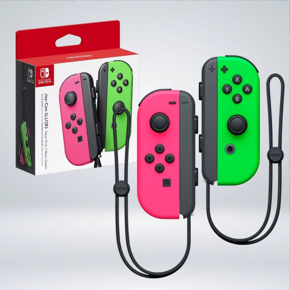 NINTENDO SWITCH JOY-CON NEON PINK NEON GREEN