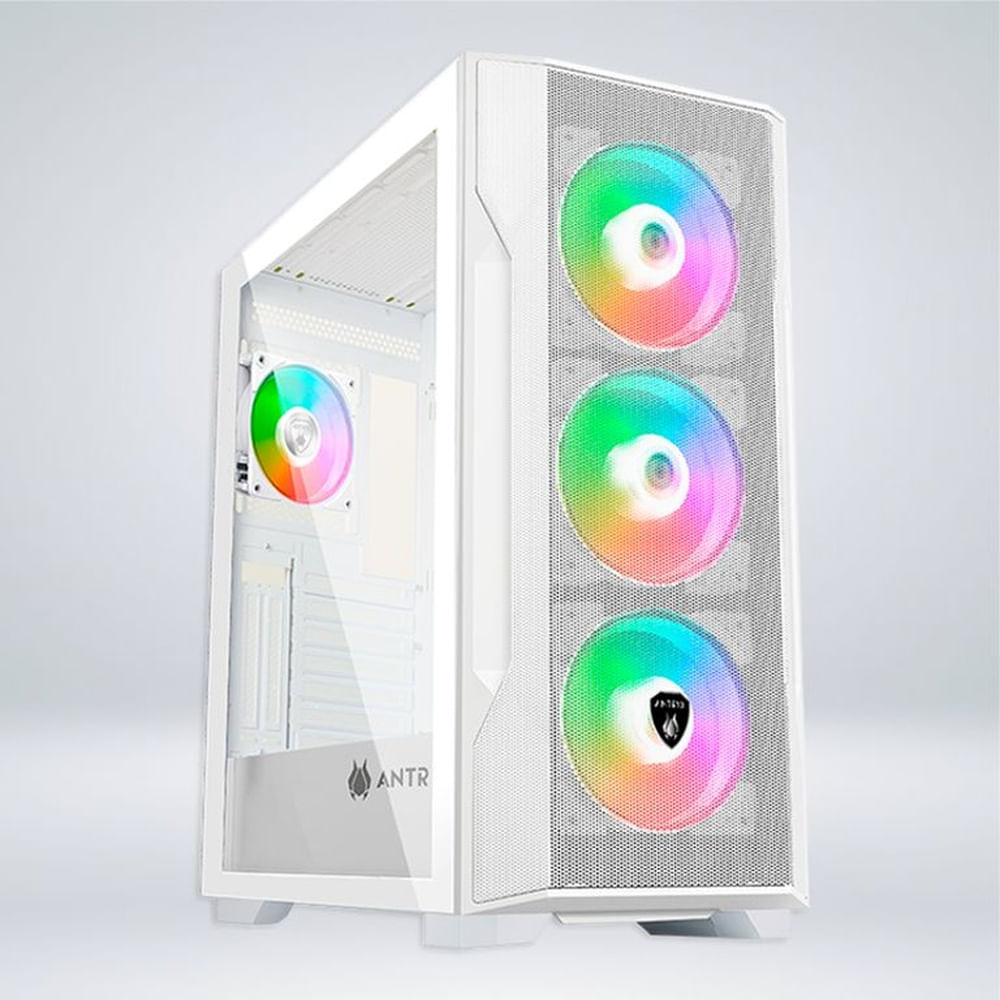 CASE ANTRYX FX 710 WHITE, ARGB FAN X4, USB TIPO-C (ACFX710W)