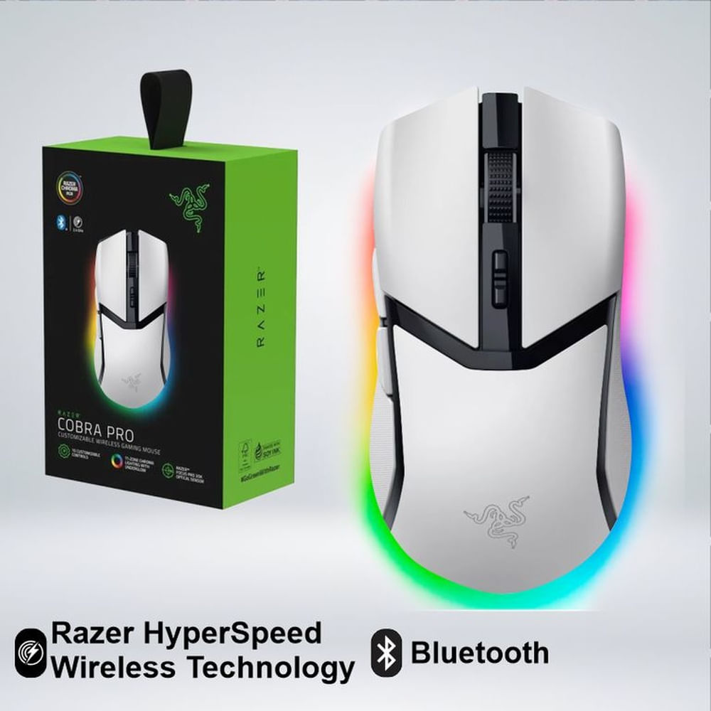 MOUSE GAMER RAZER COBRA PRO RGB 30KDPI BLUETOOTH GEN-3