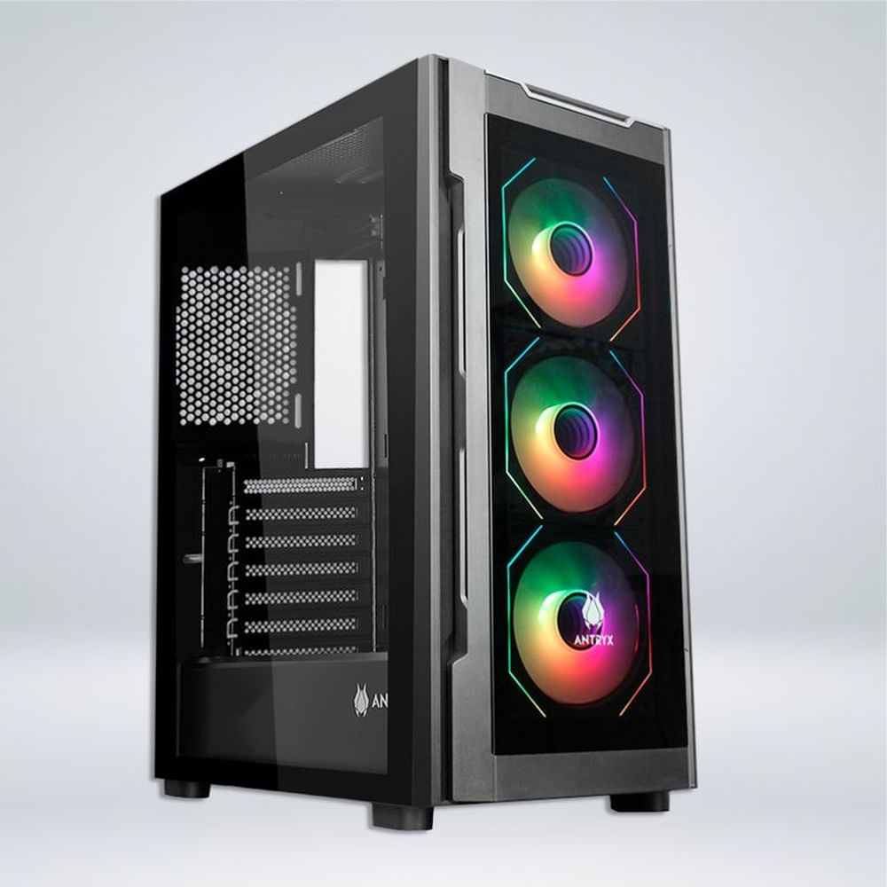 CASE ANTRYX RX 560 BLACK, ARGB FAN X3, VIDRIO TEMPLADO (AC-RX560K)