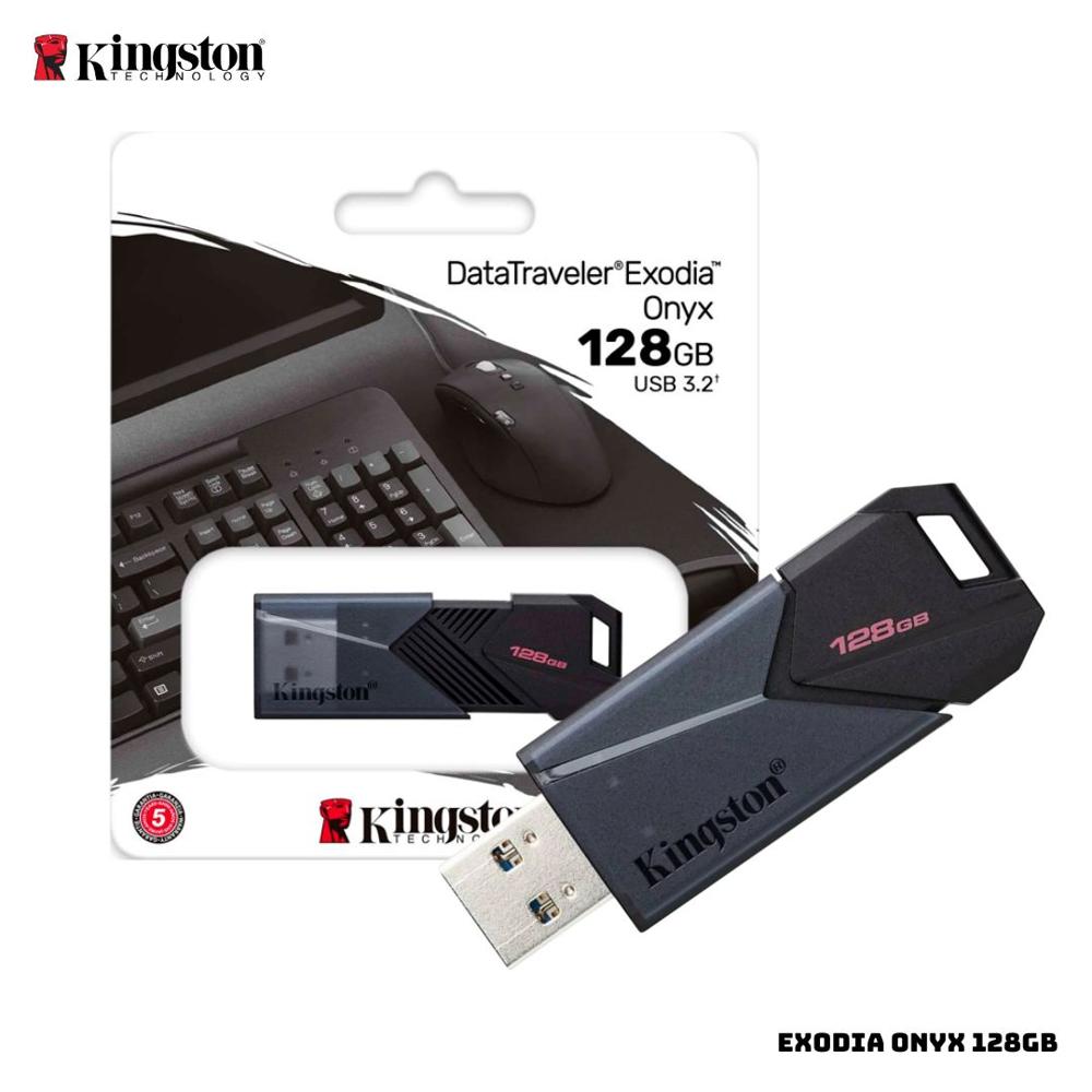 MEMORIA KINGSTON USB 3.2 128GB DATA TRAVELER EXODIA ONYX