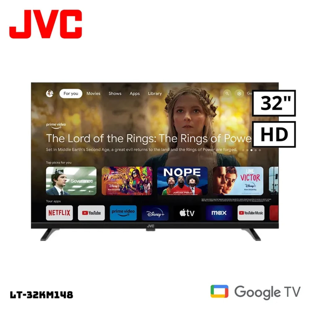 TELEVISOR JVC 32 SMART TV GOOGLE TV HD LED - LT-32KM148