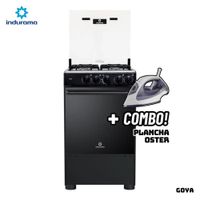 COCINA DE PIE INDURAMA A GAS 4 HORNILLAS - GOYA + PLANCHA OSTER