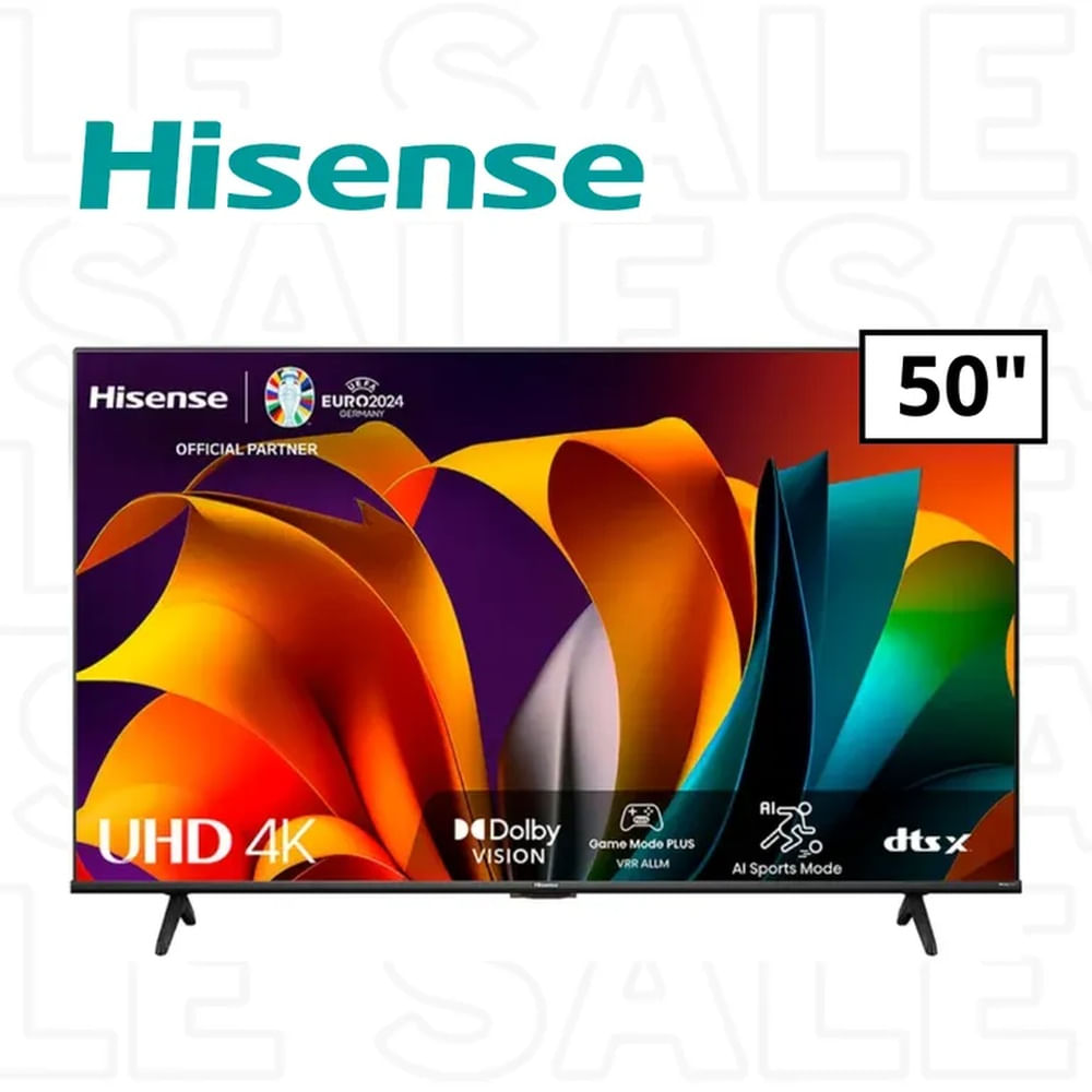 TELEVISOR HISENSE 50 SMART TV VIDAA 4K UHD LED - 50A6N