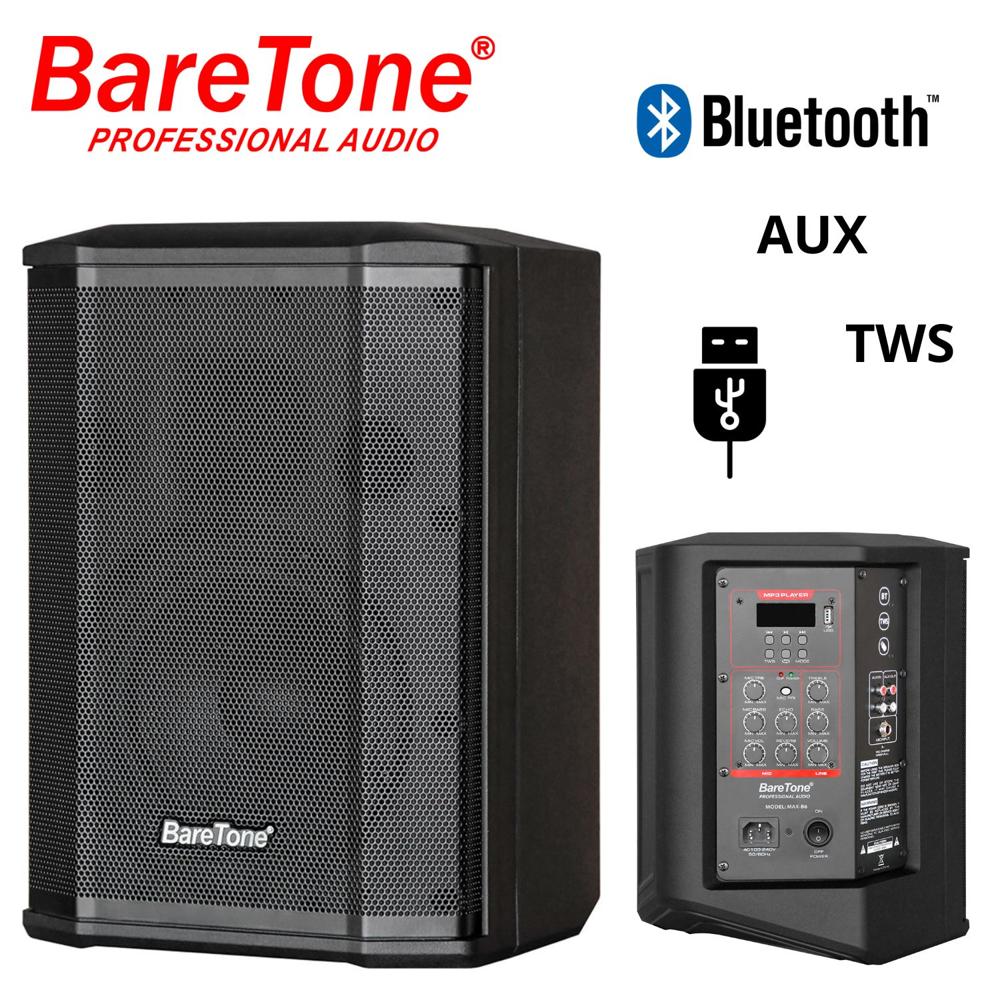 Parlante Baretone Portátil MAX B6 USB BT TWS Batería 6 hrs Aprox