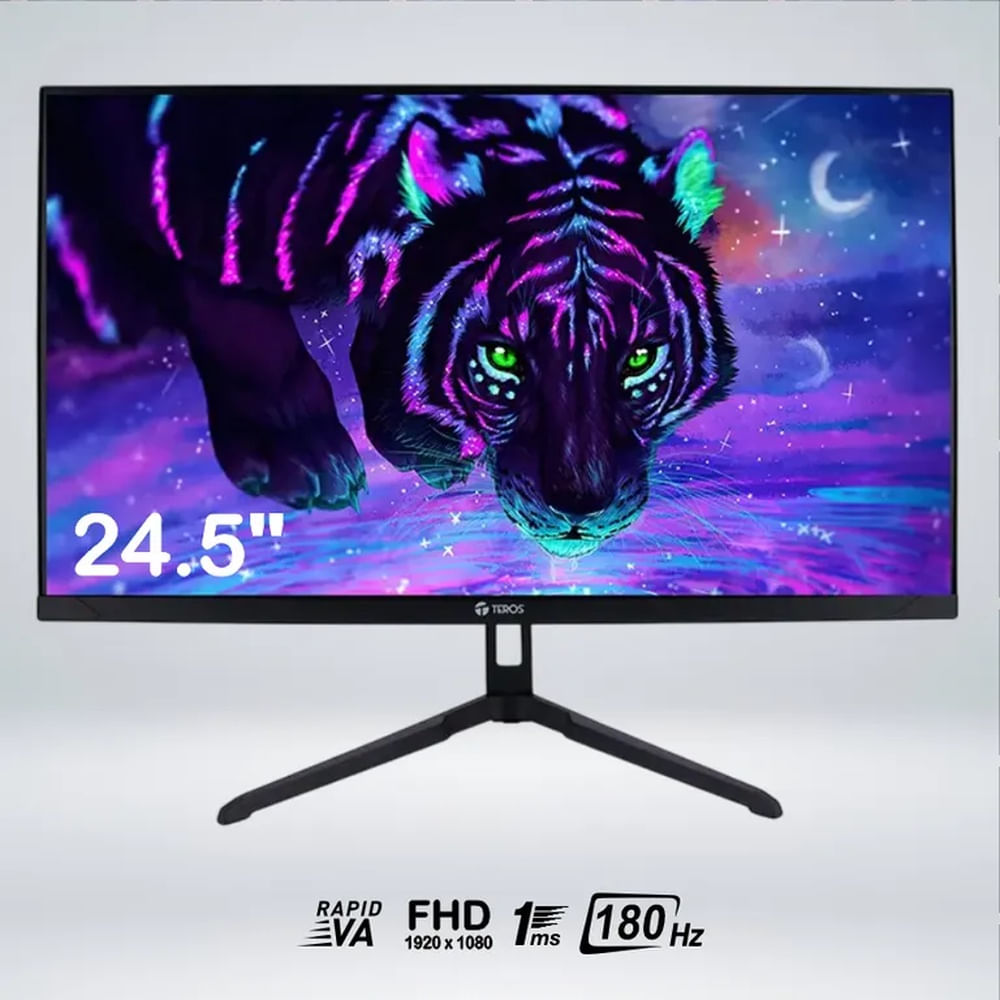 MONITOR GAMER TEROS TE-2475G FULL HD 24.5 "" VA 180HZ 1MS HDMI