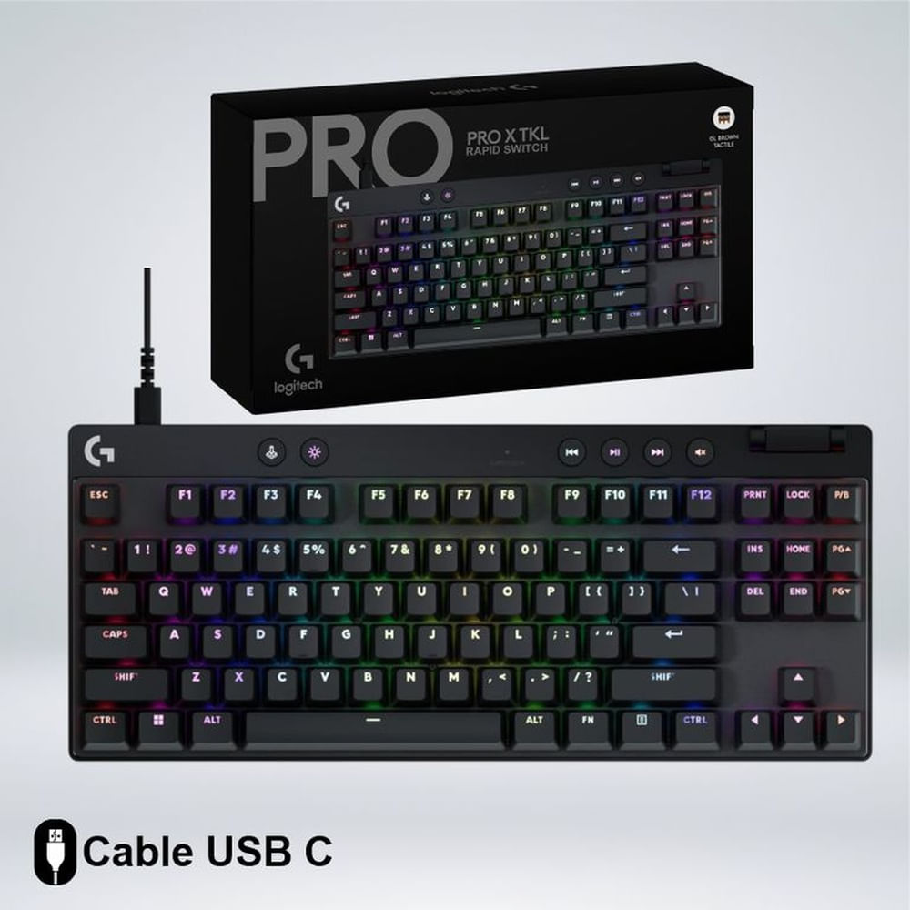 TECLADO GAME PRO X TKL RAPID SWITCH MAGNETICOS ANÁLOGOS USB-C RGB
