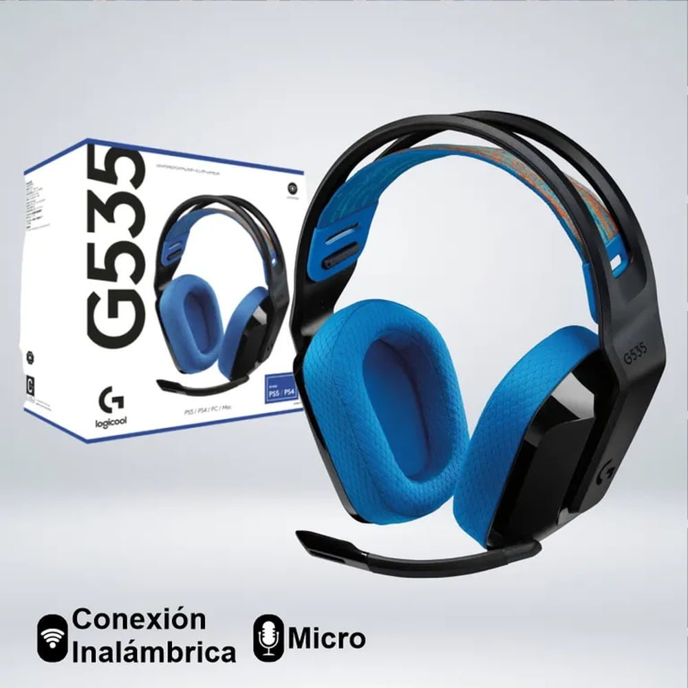 AUDIFONO GAMER G535 USB INALAMBRICO PLAY STATION 5 PC