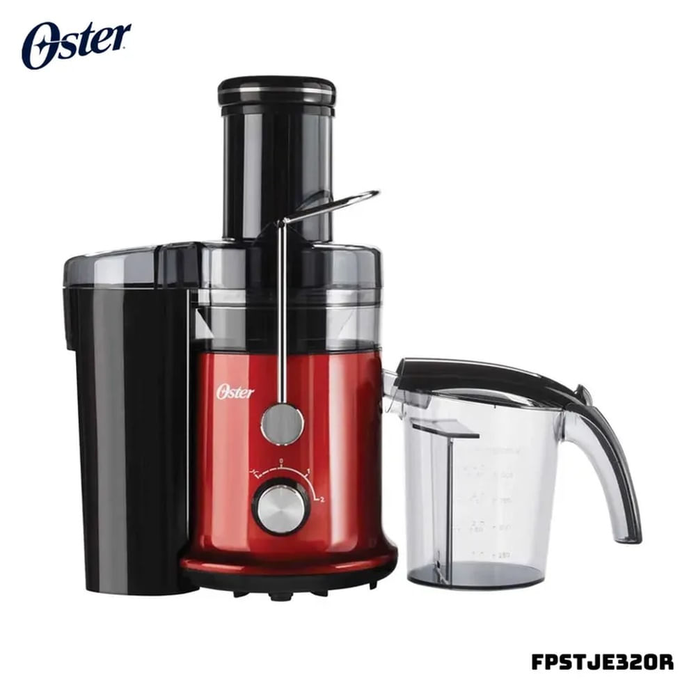 EXTRACTOR DE JUGOS OSTER ROJO BOCA ANCHA - FPSTJE320R