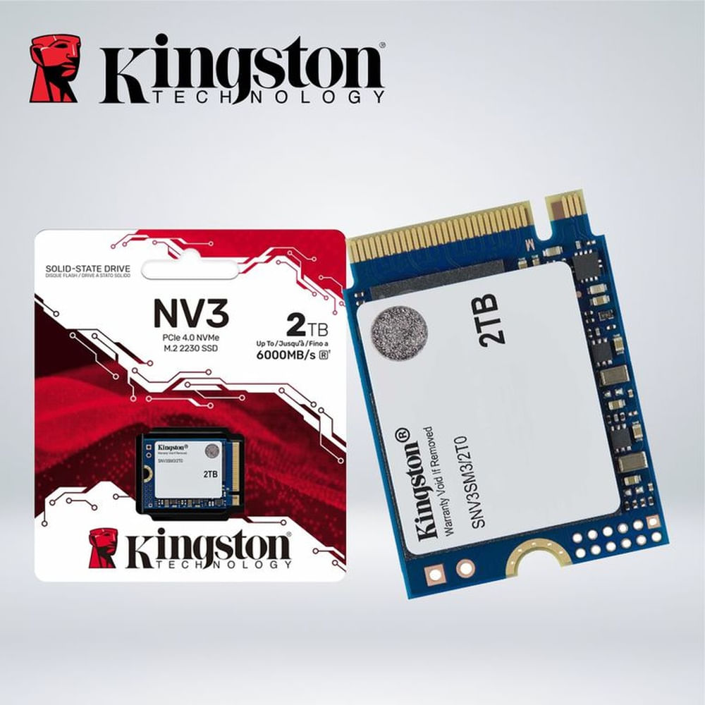 UNIDADES DE DISCO SOLIDO SSD SSD KINGSTON NV3 PCIE 4.0 NVME DE 2 TB