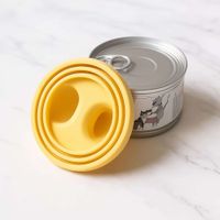 FlexiDuo - Abrelatas y sellador para Mascotas Amarillo