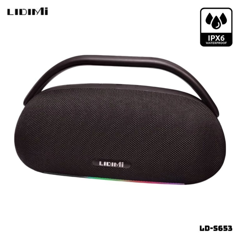PARLANTE LIDIMI BLUETOOTH 120W NEGRO - LD-S653