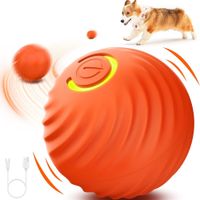 Pelota Interactiva para Perros, Juguete Inteligente, Pet Gravity, Smart, d56mm, Naranja