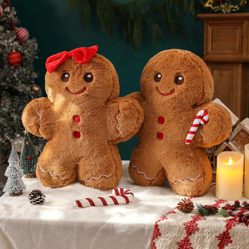 Cojin Navidad Galleta de Jengibre Girl Decoraline Home