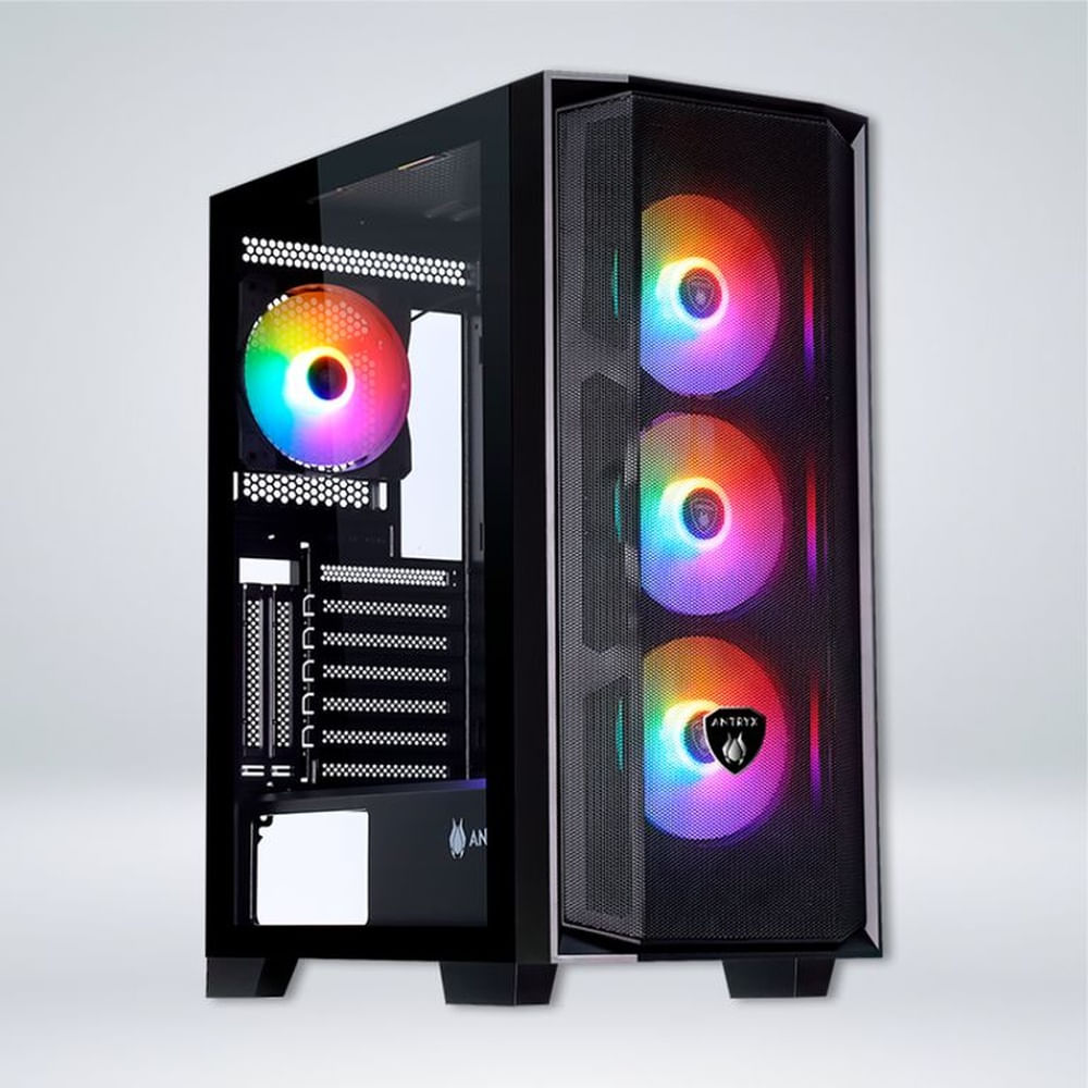CASE ANTRYX RX-270 USB30 FRGB FAN X4 VIDRIO TEMPLADO AC-RX270KFR
