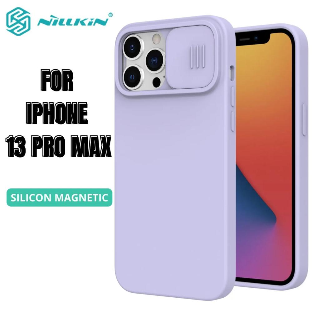 Case Nillkin Silicone Purple - iPhone 13 Pro Max MagSafe