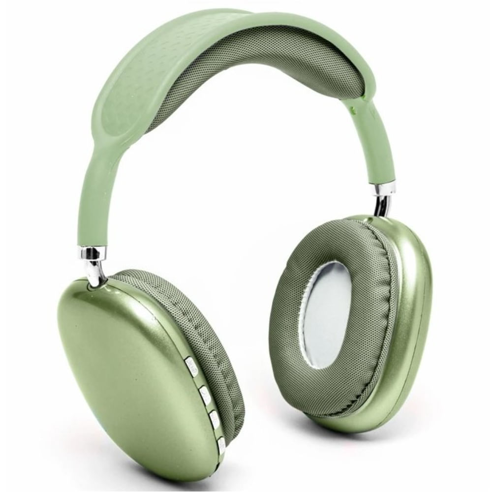 Audífonos Bluetooth P9 Plus Max Color Verde