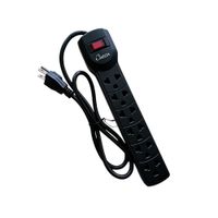 Supresor de picos Omega 6 Tomas 220V 492723BK Negra