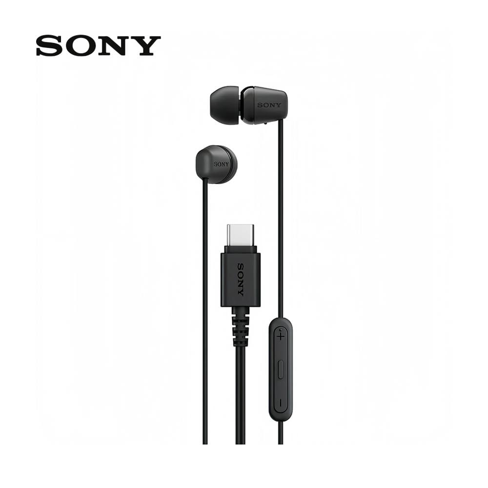 Audífonos Sony IER-EX15C In Ear USB-C con Micrófono Negro