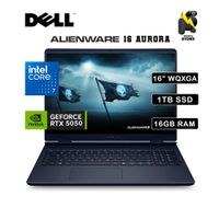 DELL ALIENWARE 16 AURORA  INTEL CORE 7 -240H DISCO 1 TB GB SSD 16 GB RAM  RTX 5050