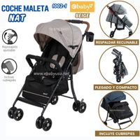 COCHE DE PASEO CON CUBREPIES NAT BEIGE