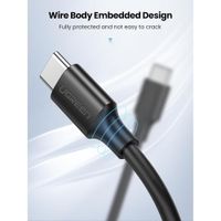 Ugreen Cable de Carga Rápida USB-C a USB-C 60W 3m US286 - 60788