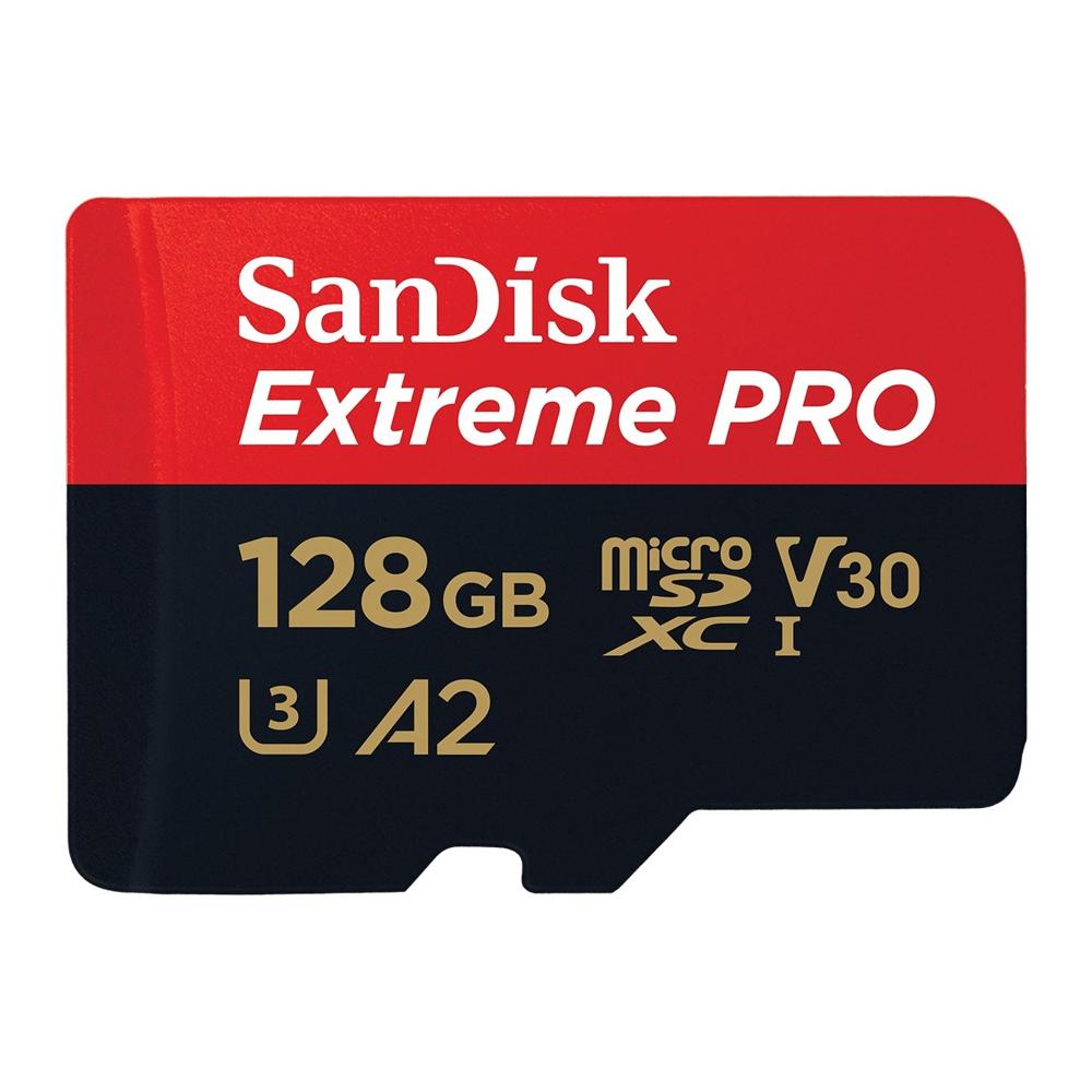Tarjeta SanDisk Extreme PRO microSDXC 4K UHD A2 V30 SDSQXCD-128G-GN6MA
