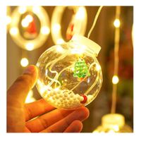 Cortina de Luces de Navidad LED Guirnalda Bolas de Navidad Variado