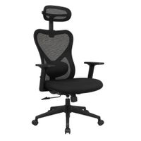 SILLA DE OFICINA PRESIDENCIAL ERGONÓMICA - BUG NEGRO