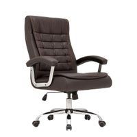 SILLA DE OFICINA PRESIDENCIAL ERGONÓMICA - SHINY MARRÓN