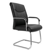 SILLA DE OFICINA GERENCIAL FIJA ERGONÓMICA - YORKI NEGRO